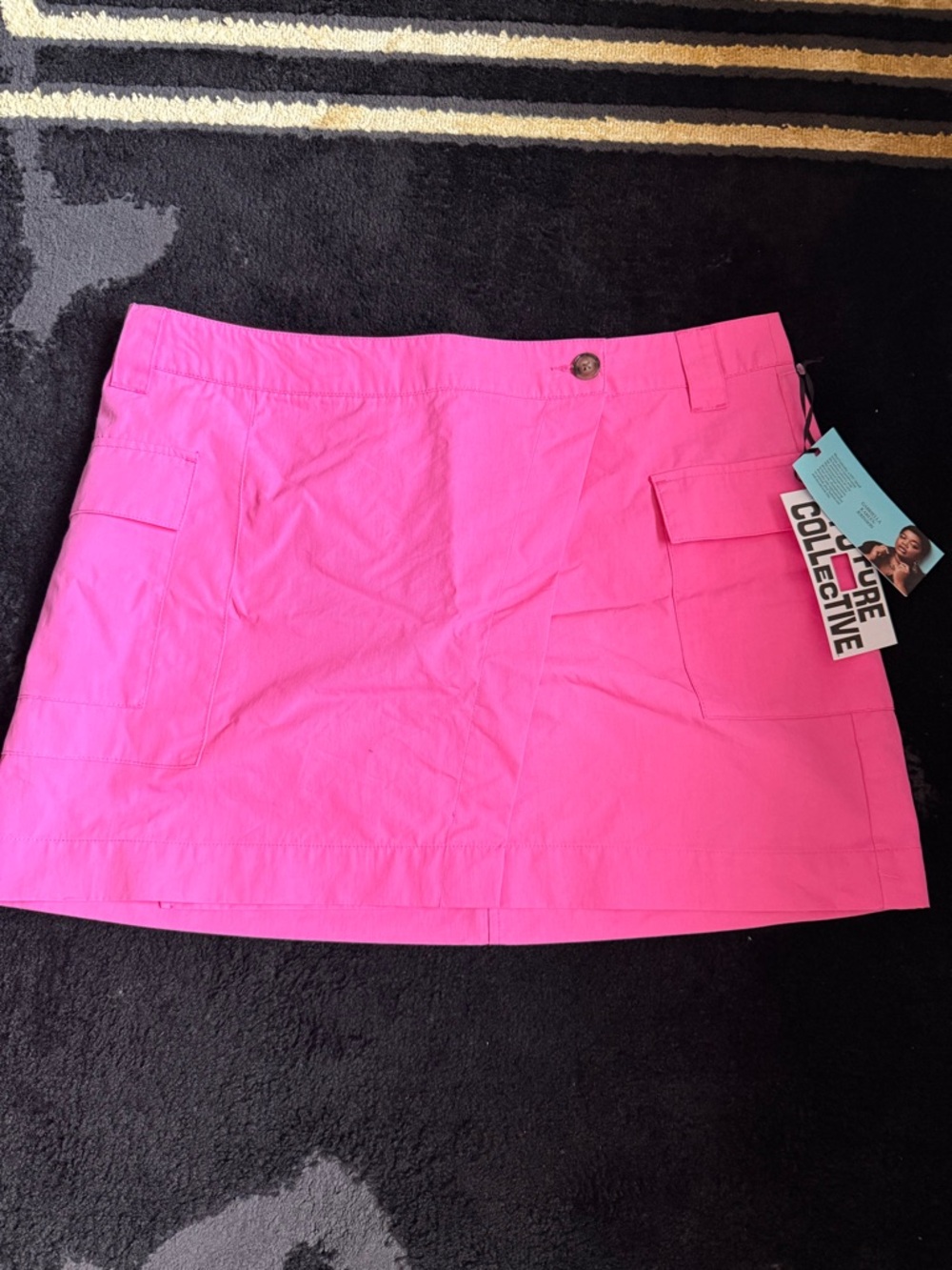 Pink Future Collective cargo mini skirt